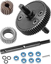 Steel Transmission Gear for Gearbox Transmission Gear Upgrades Part for 1/10 Slash 2WD(VXL),Rustler/Stampede/Bandit 2WD(VXL),Black