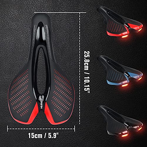 Hasagei Bike Seat,Bike Seat Cushion,Bike Seat Cushion For Men&Women Comfort,With Rechargeable 360Mah Lithium Battery #TOP5