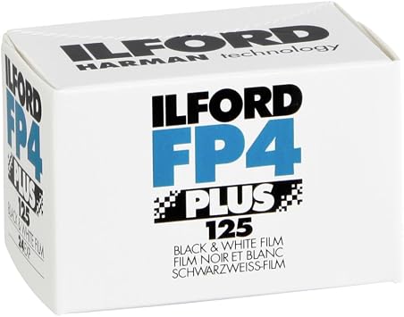 Ilford FP4 Plus, Black and White Print Film, 135 35 mm, ISO 125, 24 Exposures 1700682 | ISO 125 film with fine grain and wide latitude for portraits, landscapes and architecture