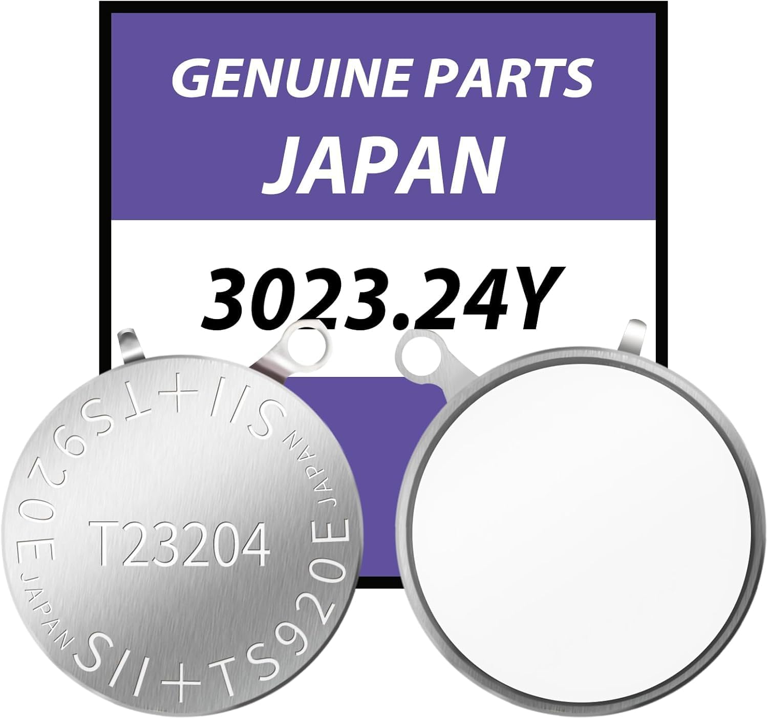 Watch Storage Battery Capacitor 3023.24Y TS920E Energy Cell, Compatible with Watch Movement 5K21 5K22 5K23 5K25 5K2J V142 V145 V157 V158 VS32, Fits SSC SNE Solar Kinetic Wristwatch image 2