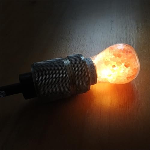 Miniatura 8 de Himalayan Glow - Foco LED equivalente a 60 W, lámpara de sal de 1 unidad, regulable, se adapta a la mayoría de lámparas de sal, ambiente cálido