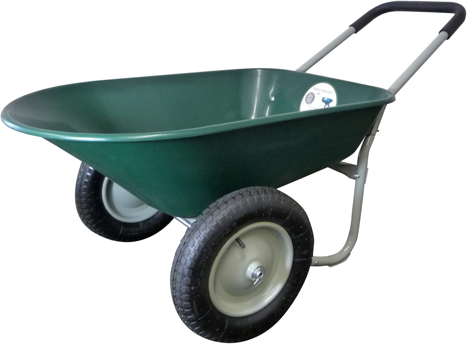  Marathon Dual-Wheel Residential Yard Rover Wheelbarrow and Yard Cart