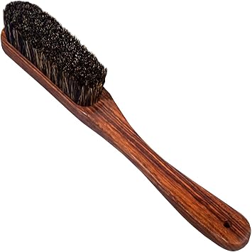 Natural Boar Bristle Brush for Rock Climbing & Jewelry Polishing Handheld Wooden Cleaning Brush for Shoes Boots Bouldering Gear