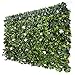 3rd Street Innâ„¢ Leaf Trellis - Bamboo Greenery Panel - Boxwood and Ivy Privacy Fence Substitute - DIY Flexible Fencing (1, White Rose Rattan)