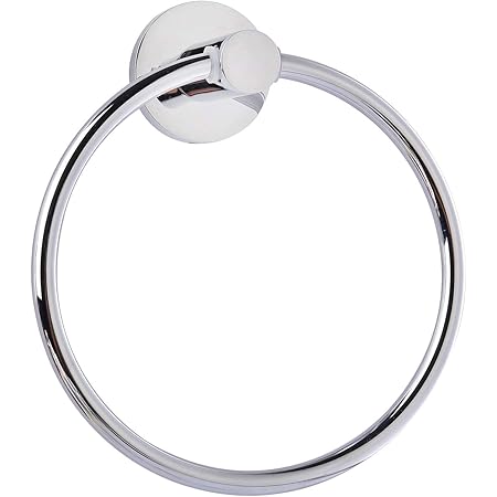 Amazon Basics – toallero redondo moderno, Cromo : Amazon.es ...