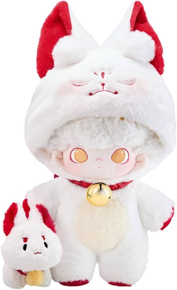 POP MART DIMOO Cotton Doll, 15.75in/40cm Fox Spirit Figurine, No