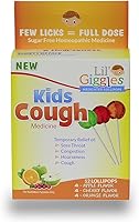 Vista 1 de Lil' Giggles Kid's Medicated Lollipops for Cough for Childrens Persistent and Chesty Coughs. Homeopathic Remedy. The Medicine Kids Will Love to