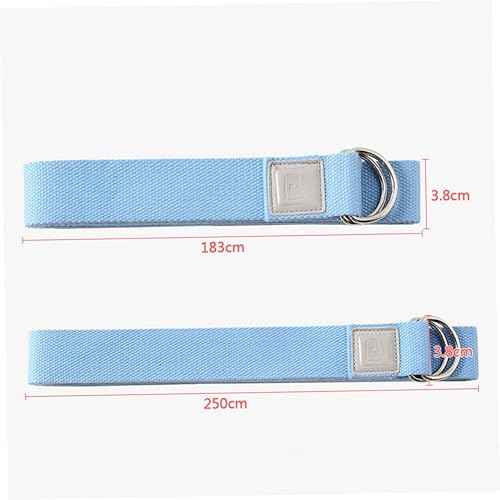 Miniatura 7 de Unomor 1 Pc yoga exercise strap workout bands yoga stretch band yoga strap leash Yoga Rope belts gym bands stretching bands for flexibility Stretch