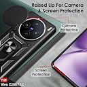 TheGiftKart Tough Armor Bumper Back Cover Case for Vivo X200T 5G | Kickstand & Ring Holder | 360 Degree Protection Back Cover Case for Vivo X200T 5G (PC & TPU, Rotating Camera Cover, Black) gallery image