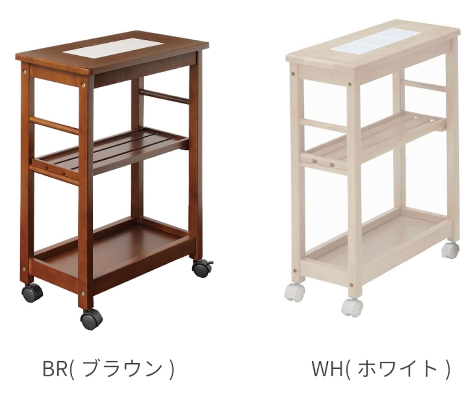 Amazon｜市場 ワゴン スリム 3段 soup 幅56x奥行25x高さ71cm ホワイト