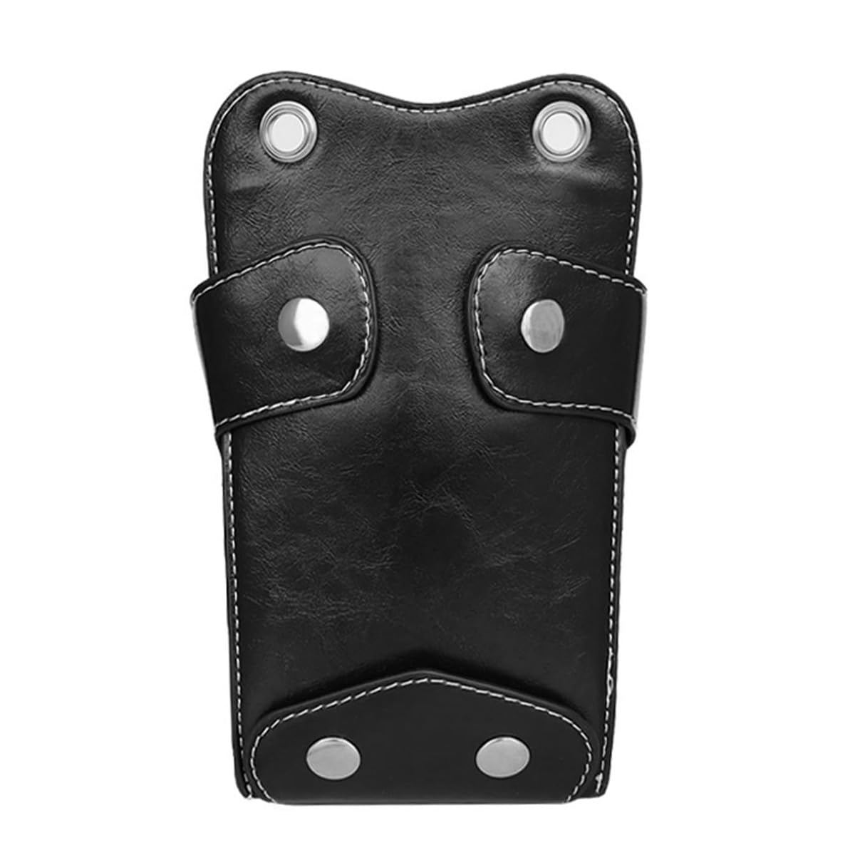WANGCL Riñonera multifuncional para el cabello, kit de herramientas para tijeras para el cabello, funda de tijera, bolsa de tijeras para peluquería (negro)
