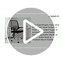 Image of Casa Copenhagen, Ergonomic Desk Chair Mesh Computer Chair with Lumbar Support Armrest Executive Rolling Swivel Adjustable Mid Back Chair - Sable Black & Phantom Black Handle