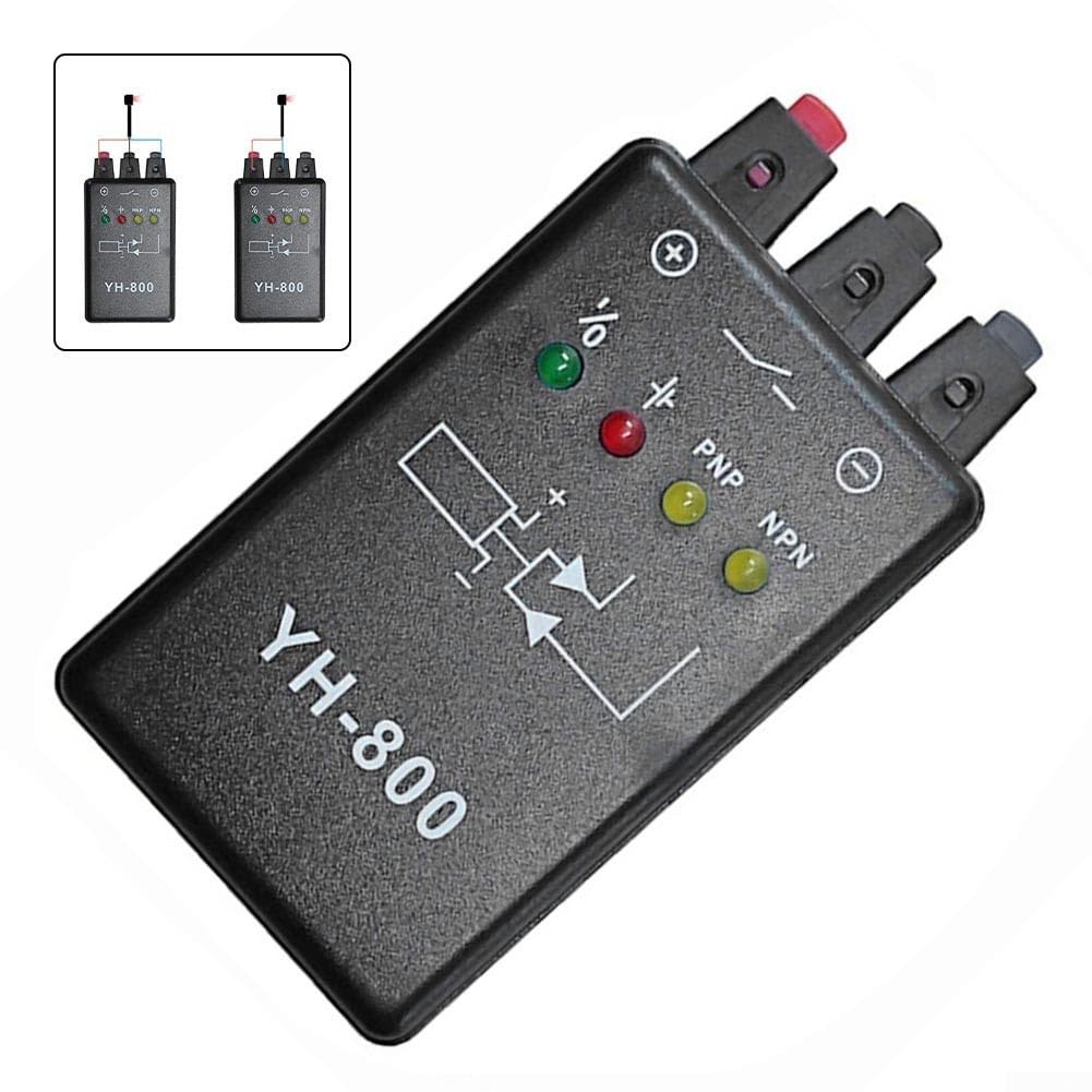 Lichtschrankentester, YH-800 Sensor Tester Für Photoelektrische Schalter, Näherungsschalter Und Magnetische Sensoren, Schwarz