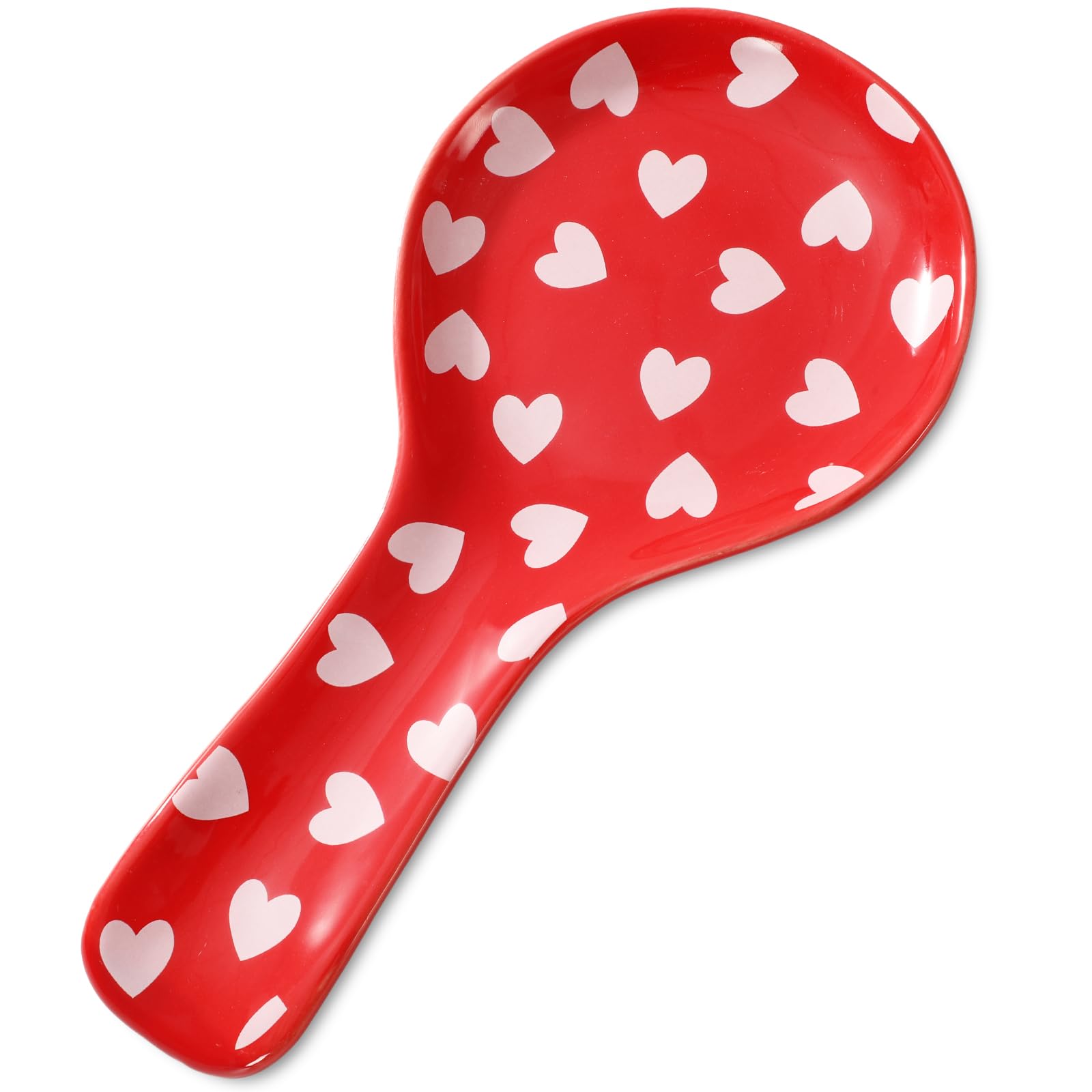 Repose-cuillère céramique cœur Whaline, cadeau Saint-Valentin idéal