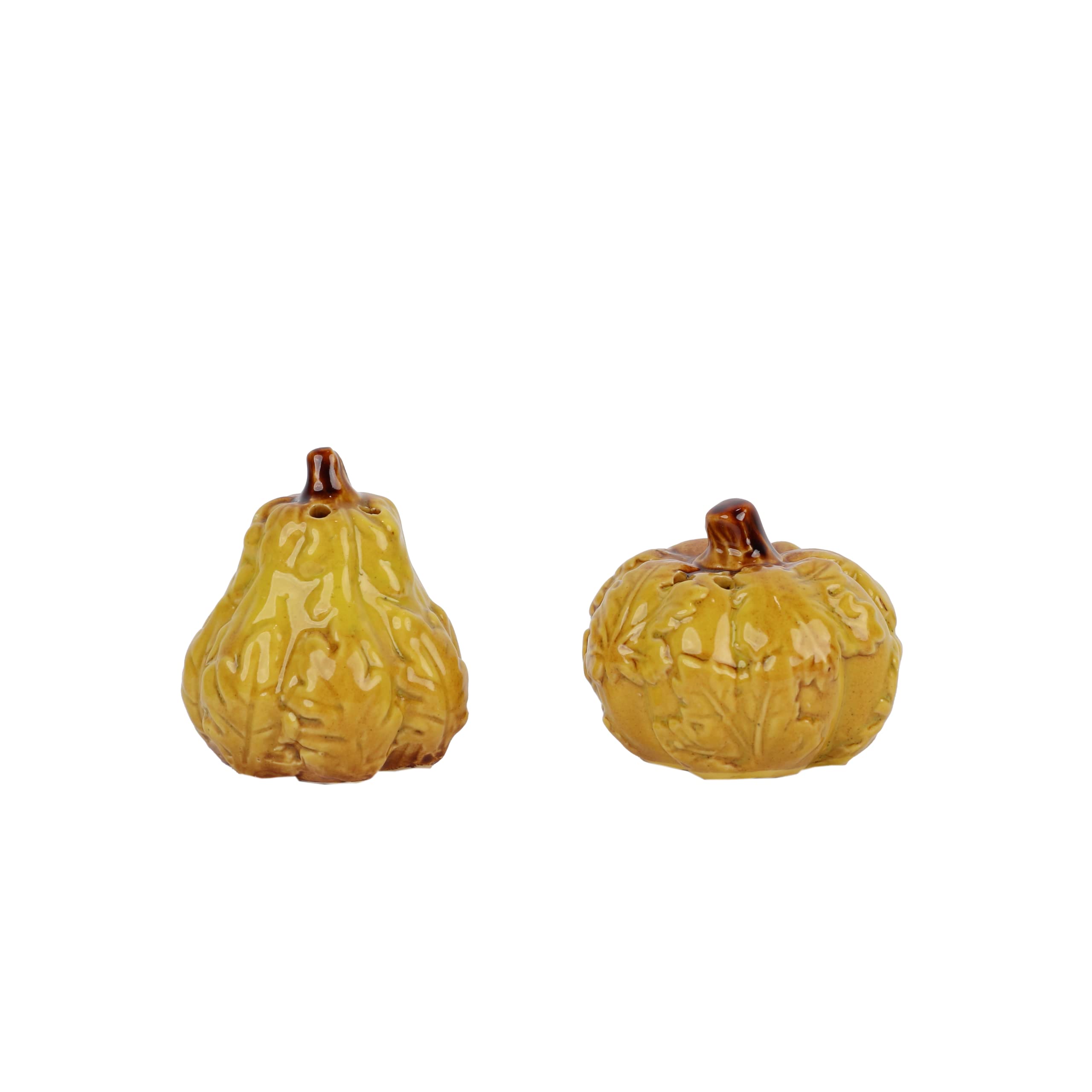 Salière et poivrière en porcelaine verte pour une table élégante et soignée