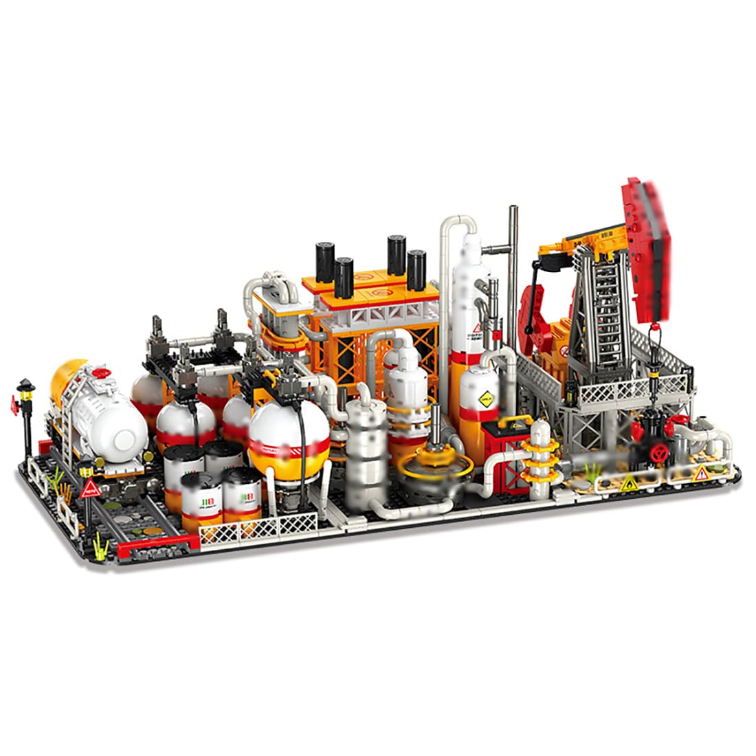 3 in1 Chemical Refining Engineering Building Set, Streetview City Modular Buildings, Natural Gas Storage Plant Model Building Kit for Adults โ image 1