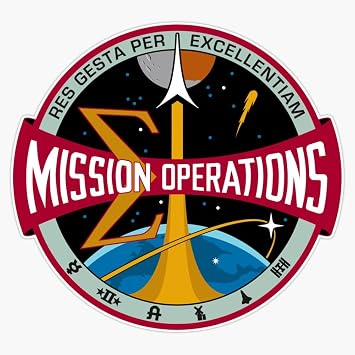 Magnet NASA Houston Mission Control Center Emblem Magnetic Bumper Sticker 5"