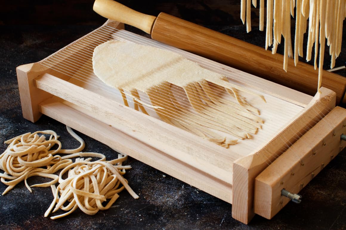 Orso Chef GUITAR mit MATTARELLO Pasta Spaghetti Fettuccine Abruzzese