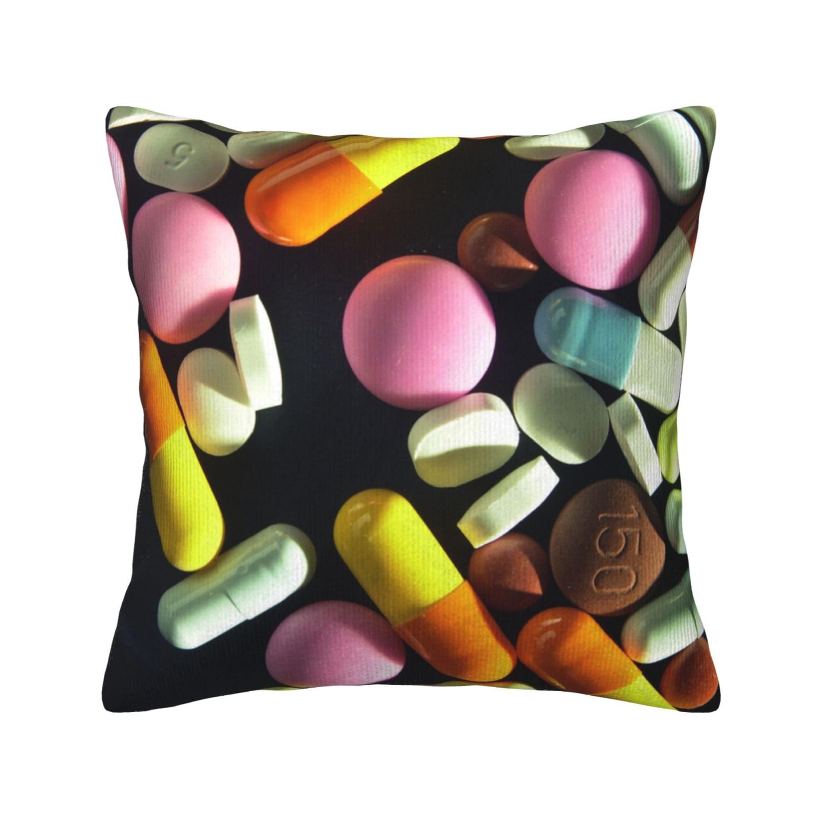 Housses de coussin velours côtelé pilules déco intérieur et lit design