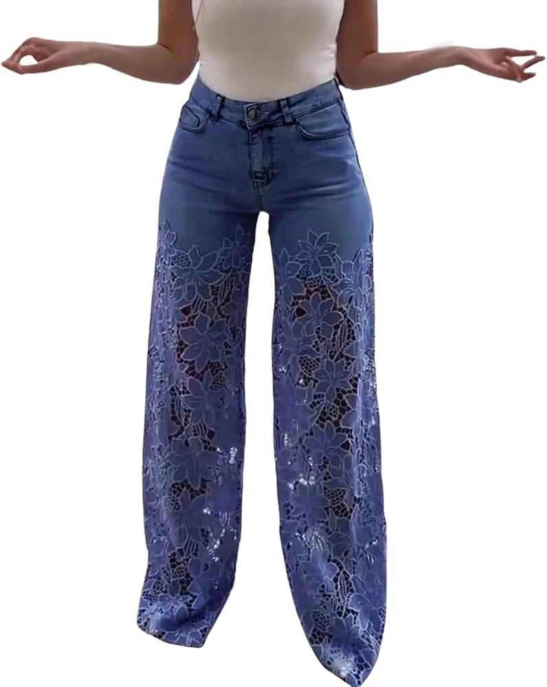 Jean nor déchré à jambes drotes pour hommes, pantalon en Denm