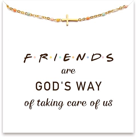 STORYJEWELLERY Christmas Gifts for Women, Cross Bracelet for Women, Religious & Christian Gifts, Confirmation and Baptism Gift, Encouragement Presents for Sister Daughter and Friend, Christian Jewelry