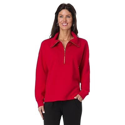 Mod o doc Long Sleeve Half Zip Sweatshirt Women