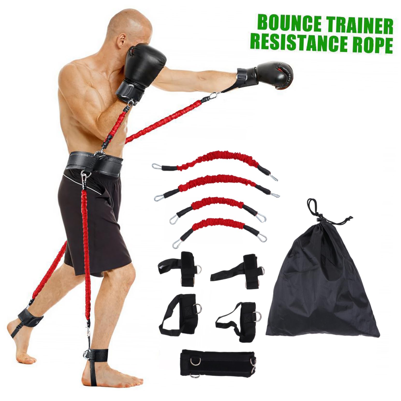 VICASKY Elastici Fitness Resistenti per Allenamento Gambe Braccia Vita Elastici Palestra Casa Yoga Esercizi Flessibili e Sicuri