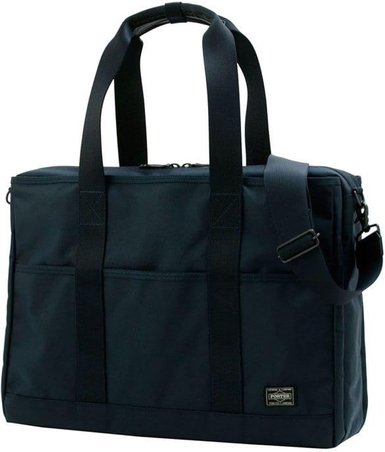 PORTER ブラック トートバッグ ジッパー付き TIME（PORTER） ポーター タイム ブラック トートバッグ 146