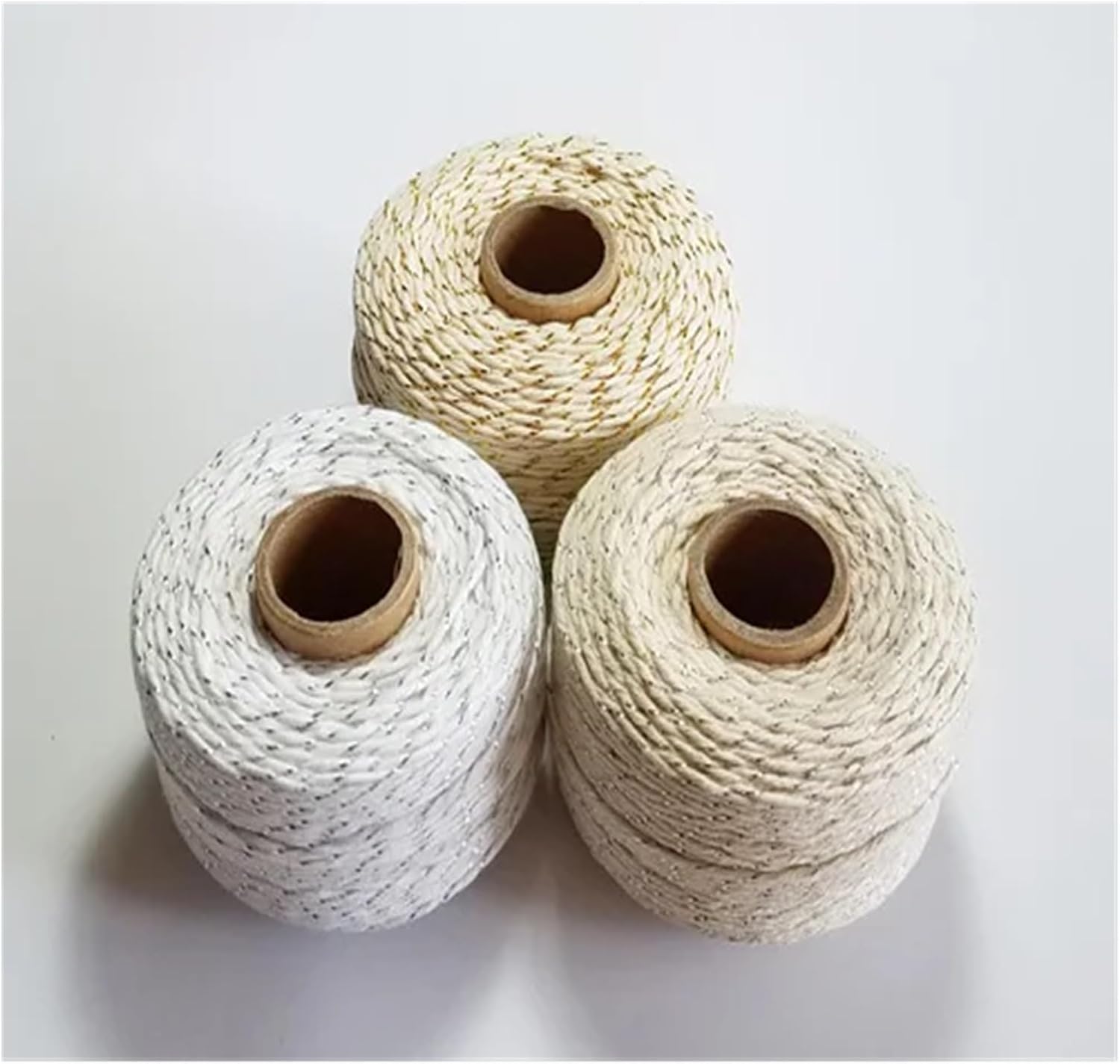 3 Colors/Batch Cotton Rope 100m/rolled Hemp Rope for Gift Packaging Party Wedding Decoration Accessories DIY