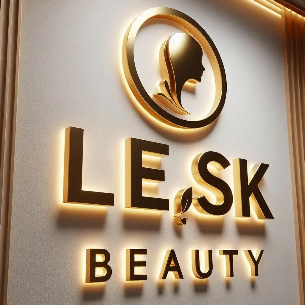 Custom Backlit Business Sign, Professional 3D Led Reverse Channel Letters Business Logo Sign for Wall, Outside Lighted Sign for Modern House Storefront Home Office Salon Cafe Studio
