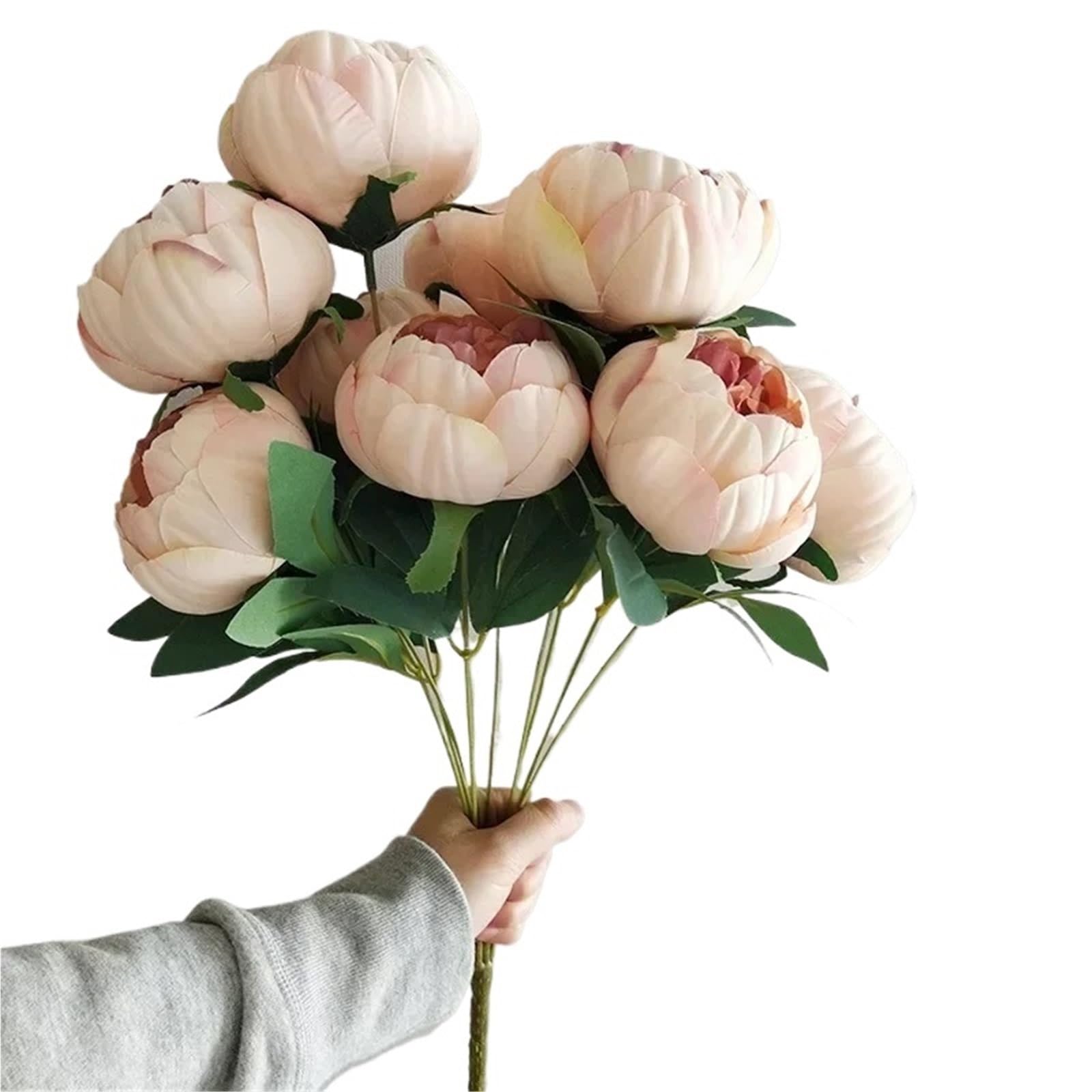 LuoAXINN Artificial Flower Branches Simulation Bouquets For Home Living Room Dining Table Wedding Decoration Fake Artificial Flowers(Color1)