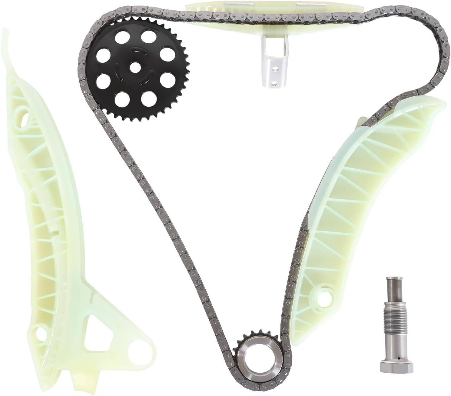 Timing Chain Kit Fit for Cooper 2007-2012 1.6L 1598CC l4 GAS DOHC Car Engine Time Replacement Parts Replace 11314609483 11317534833 11317516088 11217534654