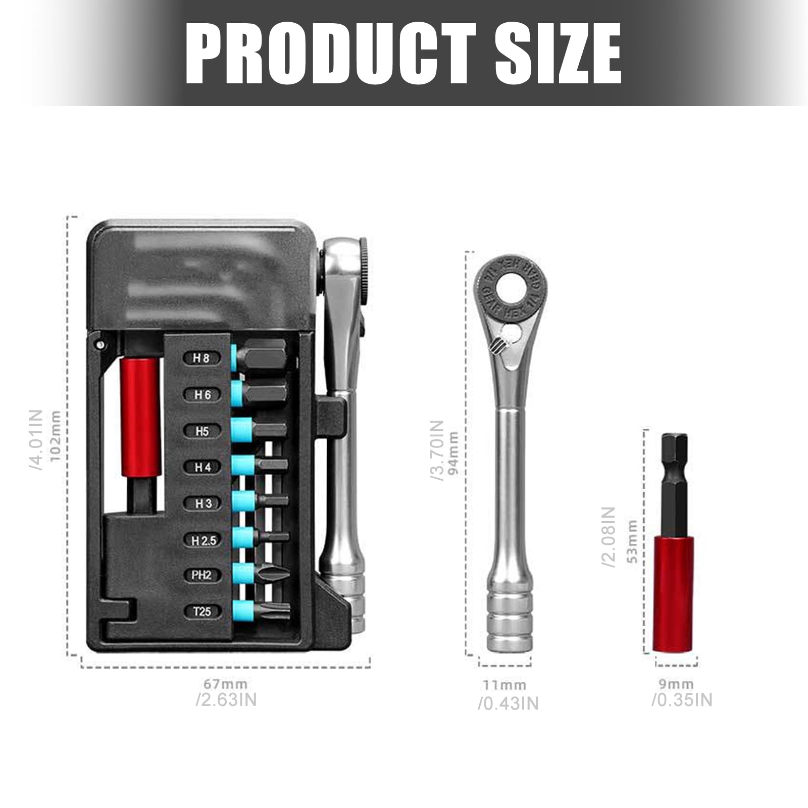 Herramientas multifunción de reparación de bicicletas, agarre ergonómico, llave pequeña, mantenimiento de bicicletas, multiherramienta para reparaciones de bicicletas de carretera