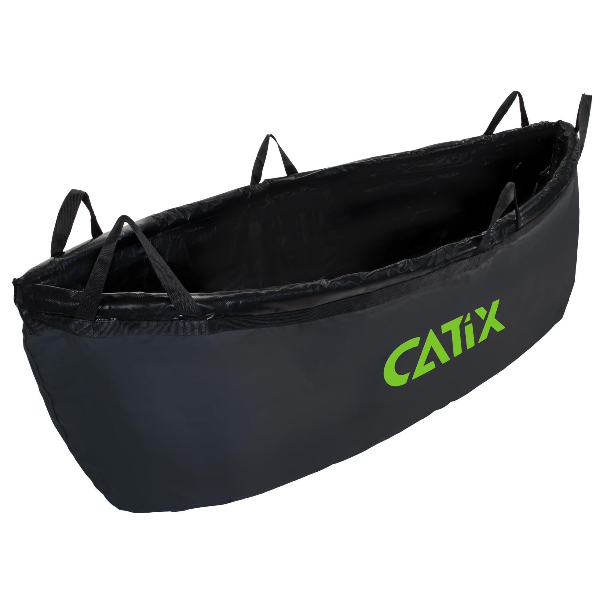 CATIX Weigh Sling – XXL Wiegesack & Transportmatte für Wels – 230x50x50cm – Schwimmend – 6 Trageösen – Fischschonend & Schnelltrocknend – Für Großwelse bis 100kg – Waller-Zubehör