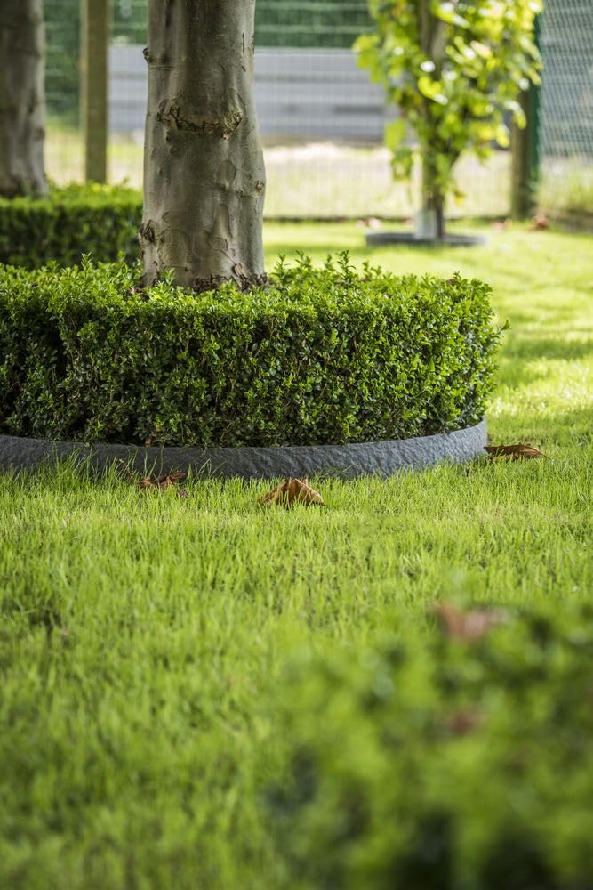 Jardilat Bordure de Jardin - Rouleau de 14cm x 25m - Plastique Recyclé - Couleur Gris