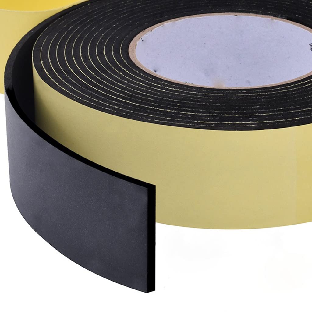 Selbstklebendes Schaumstoffband 1 Stück einseitiges Schwammband, stoßfester Schaumstoff-Dichtungsstreifen, for Auto-Schaumpolster, Schalldämmpuffer, Antikollisions-Schaumband(25mmx10mmm)