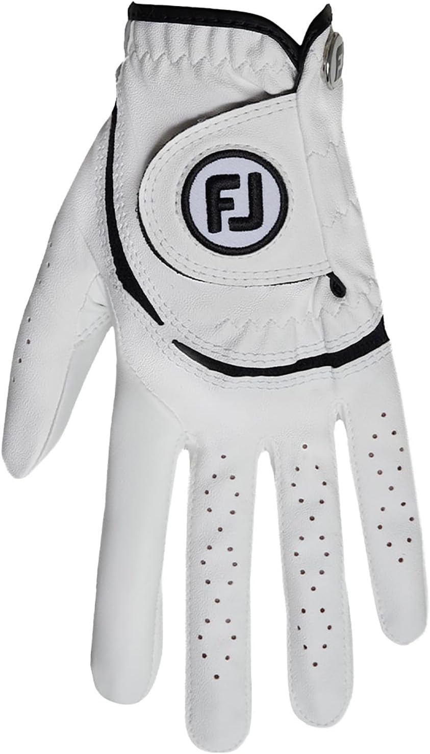 FootJoy Junior Golf Glove Left Hand (for Right-Handed Golfer), White/Black, L — image 1
