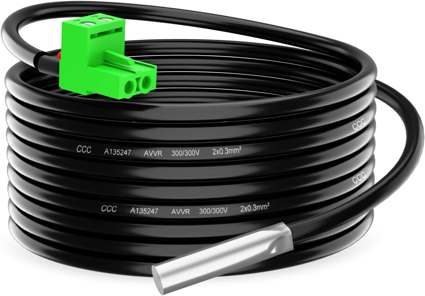 Amazon.com: Epever Cable de sensor de temperatura apto para controlador ...