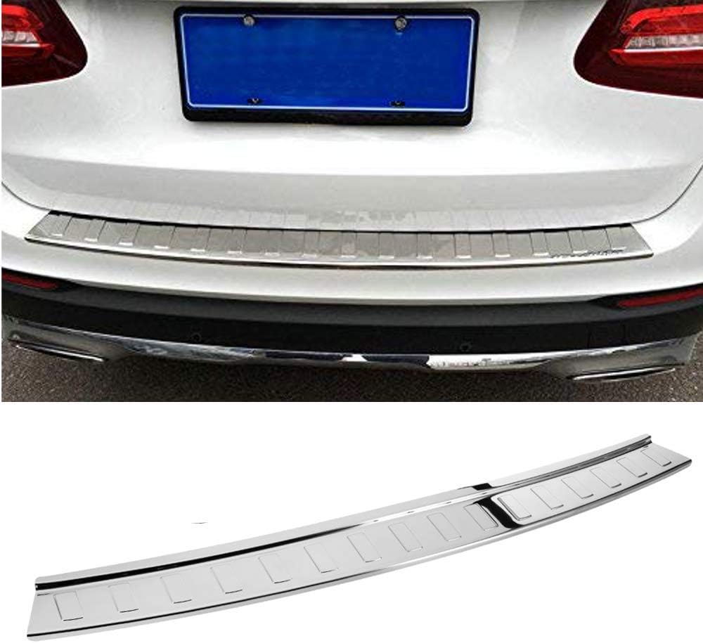 Rear Outer Bumper Guard Sill for Mercedes Benz GLC Class GLC300 GLC43 AMG 2015-2019 Rear Bumper Sill Plate Guard Cover Trim