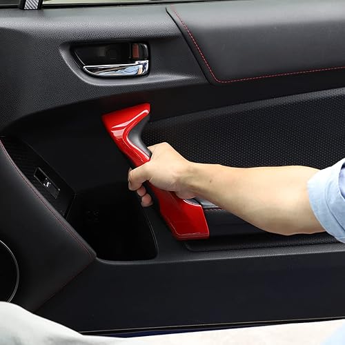 Miniatura 4 de Cubiertas de manijas de puertas interiores de fibra de carbono, moldura de decoración interior para Subaru BRZ Toyota 86 2013-2020, accesorios de