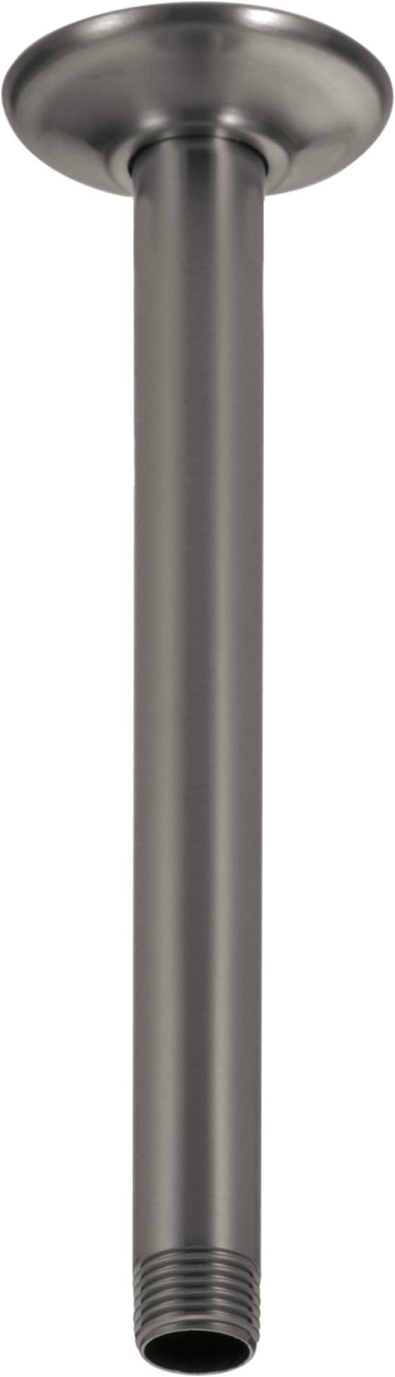 Delta U4999-KS Ceiling Mount Arm & Flange Shower Arm, Black Stainless