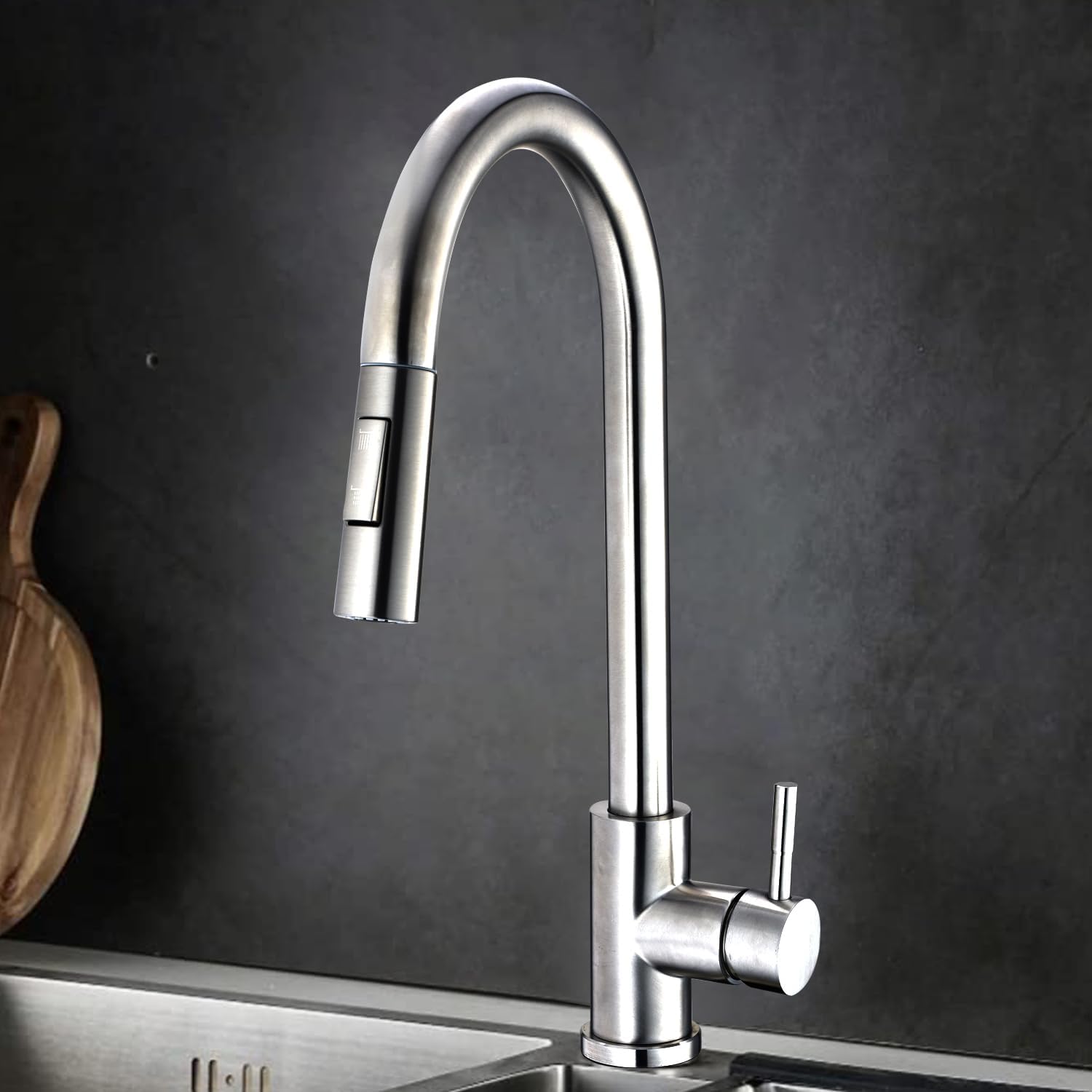 Purifit® Tornado 360° Rotatable Pull-Down Kitchen Faucet | Multi Spray Modes - Stream and Spray | SUS 304 Stainless Steel (B0D2XDSQK4) Amazon Price History, Amazon Price Tracker