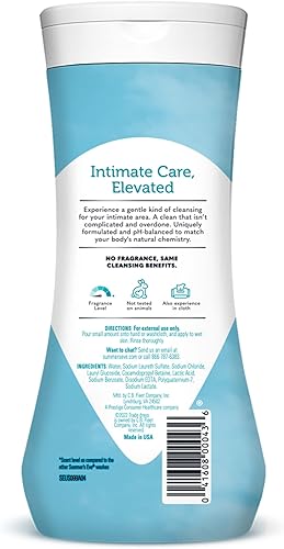 Miniatura 8 de Summer's Eve Fragrance Free All-Over Feminine Wash, Gentle pH-Balanced Body Wash for Women, Removes Vaginal Odor, 15 Fl Oz, Pack of 3