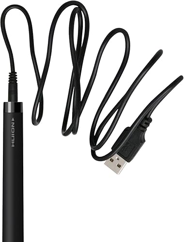 Miniatura 6 de HUION Cable de carga Gráficos Dibujo Tablet Pluma recargable P80-3.28 pies (3.3 ft)