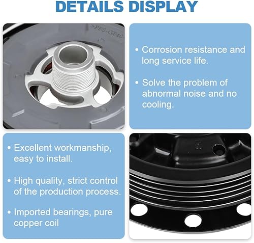 Vista 39 de ECCPP Embrague del compresor del A/C 1997-2001 apto para Ford E-150 E-250 E-350 E-450 AC Compresor Embrague Kit de Ensamblaje de Embrague Conjunto