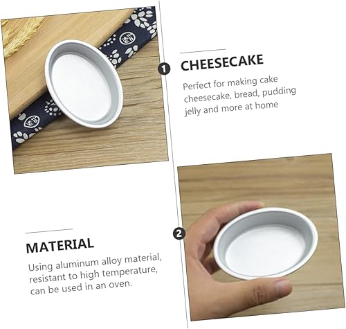 Miniatura 3 de 6 moldes para pasteles anodizados para tartas de queso, pan y postres, utensilios para hornear reutilizables