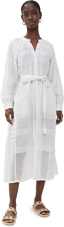 lemlem Womens Makeda Button Up Dress