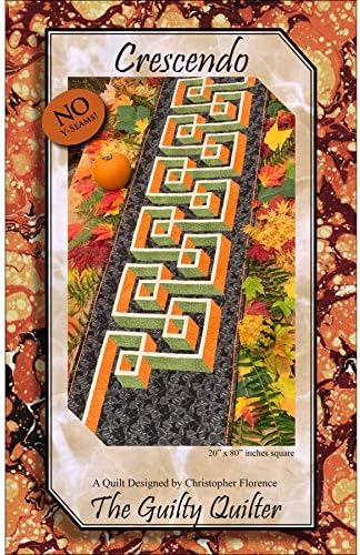Crescendo Quilt Table Runner Pattern by The Guilty Quilter Designed by Christopher Florence