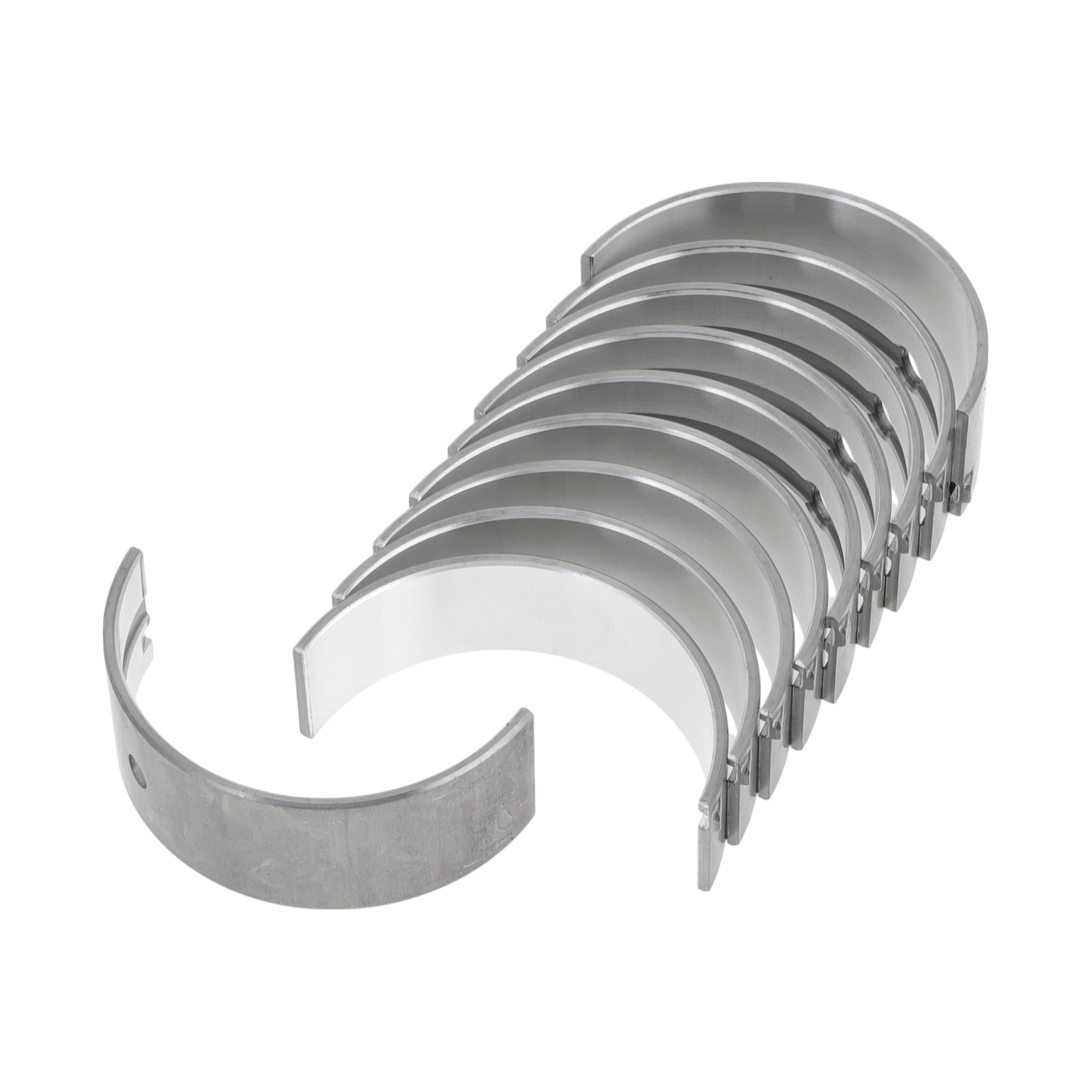 Set di cuscinetti principali n. 1170163021 per Toyota RAV4 1985-2001 Motore Cuscinetto principale dell'albero a gomiti in metallo tonalità argento 10 pezzi