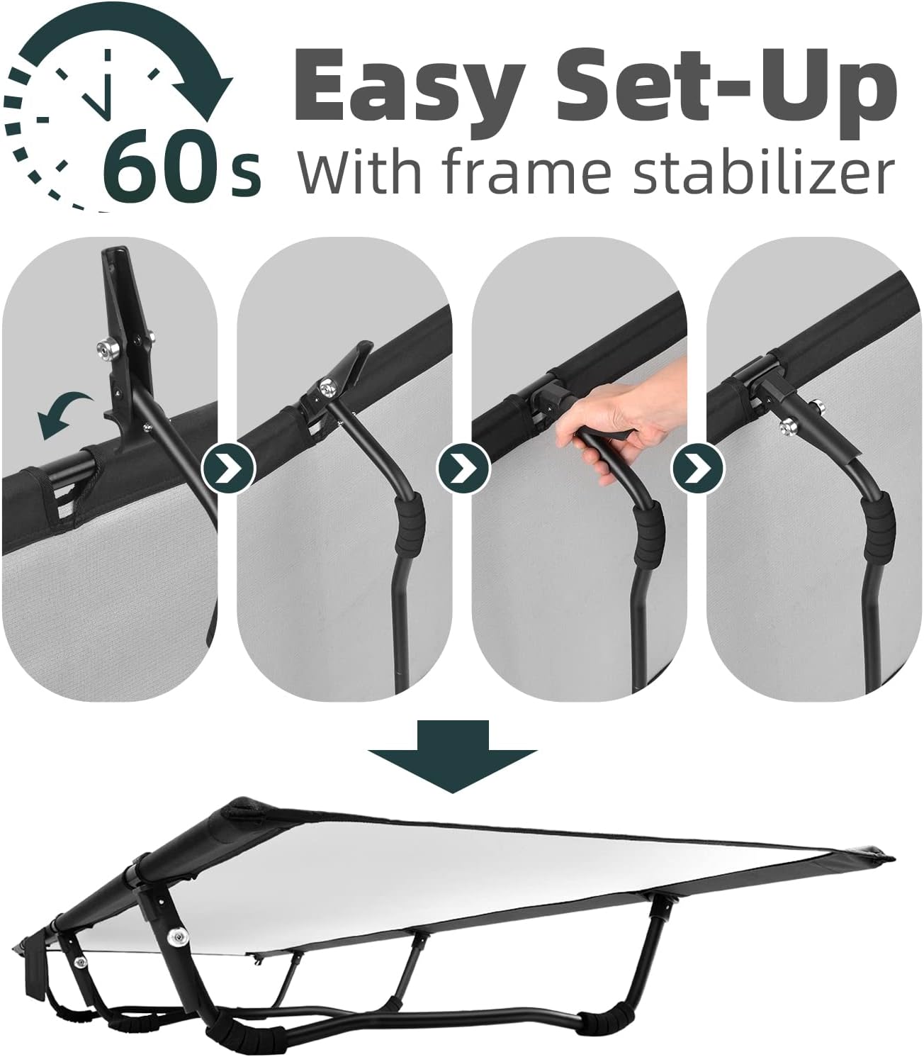 Buy Extremus Mission Mountain Camping Cot, UltraLightweight Sleeping